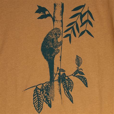 Camiseta café Tití Caquetá (Adulto) - Salvando Primates