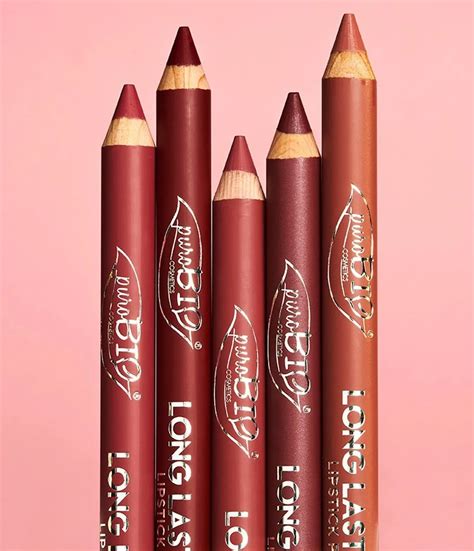 long lasting lipstick pencils beauty bio cosmetics