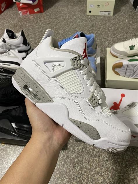 Кроссовки nike air jordan 4 retro white oreo aj4 джордан ретро орео ...