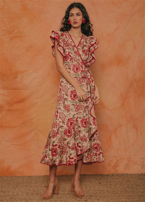 Women's party midi dress | JOLENE | CHERUBINA – Cherubina Official