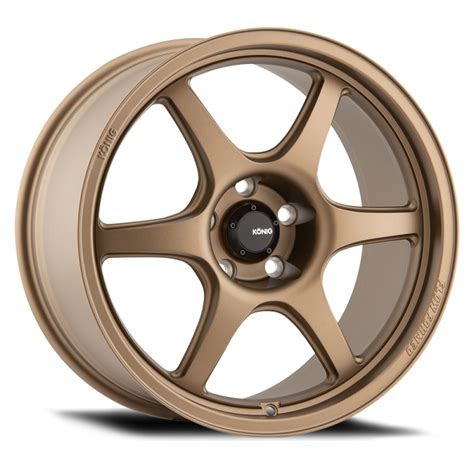 Konig Hexaform 18x8.5 5x108 ET43 Matte Bronze | JDMuscle