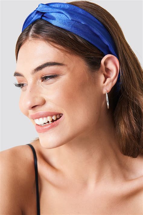 Satin Hairband Blue | NA-KD