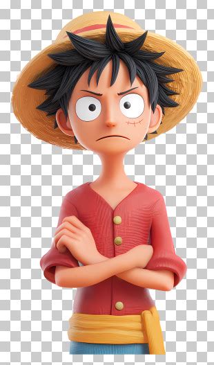 monkey  luffy  piece straw hat pirates figurine character png