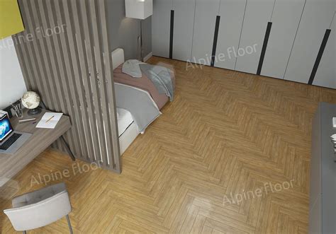 Ламинат елочкой Alpine Floor Herringbone Дуб Тулуза LF102-4/LF106-04 ...