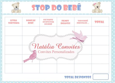 Stop do bebê | Natália Convites ! | Elo7