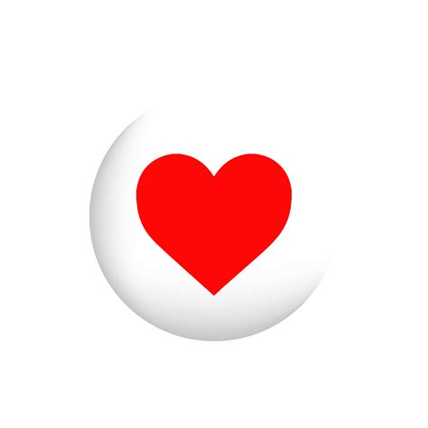 love symbol icon heart illustration  png