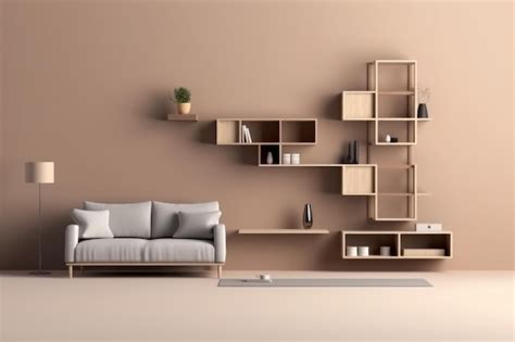 Premium AI Image | Modular furniture home interior Generate Ai