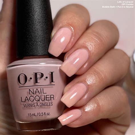 OPI Bubble Bath and Put it in Neutral Combo — Lots of Lacquer