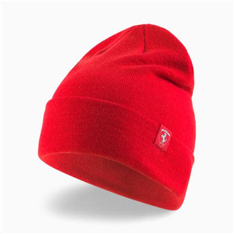 Шапка Scuderia Ferrari SPTWR Style CC Beanie | Колір: Червоний | rosso ...