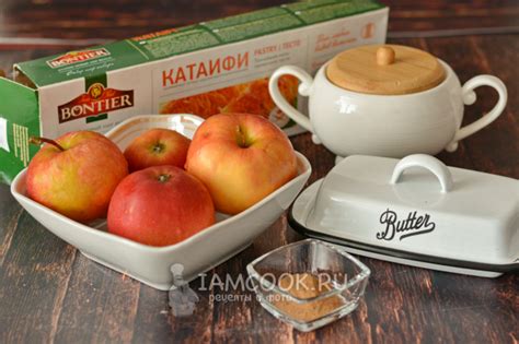 Яблоки в тесте катаифи — рецепт с фото пошагово