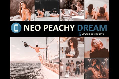 Neo Peachy Dream Mobile Lightroom Presets Grafik Von 3Motional
