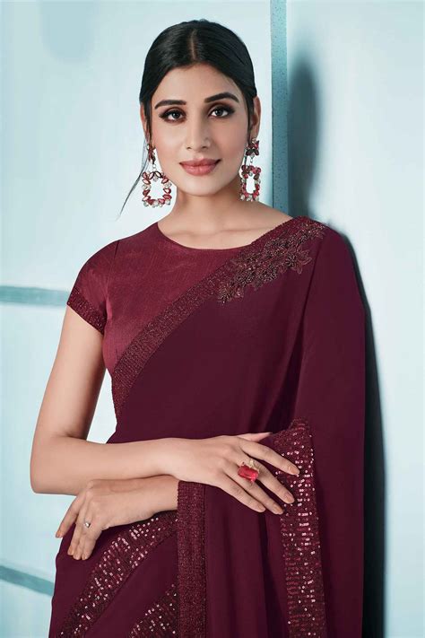 maroon color dresses 4