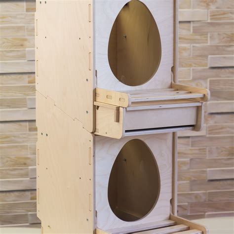 Гнездо для кур несушек с яйцесборником WoodBird EggBOX купить в СПб