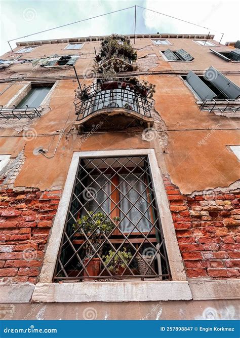 Typical Venetian Style Window in Venice, Italy Stock Image - Image of