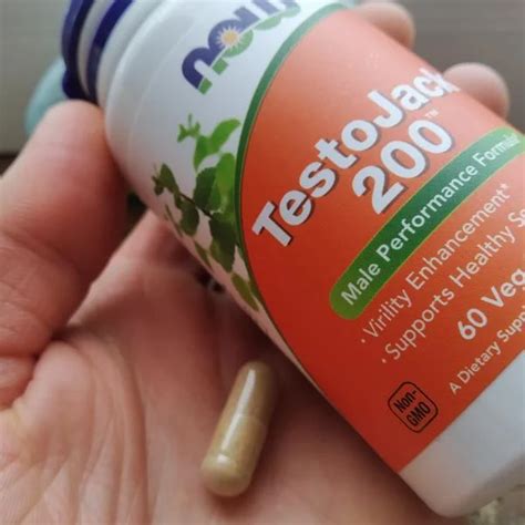 TestoJack 200, Stimulent de Testosteron, Now Foods