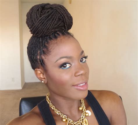 Updo Locs Hairstyle at Stanley Davila blog