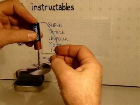 Super Simple Unipolar Motor - YouTube