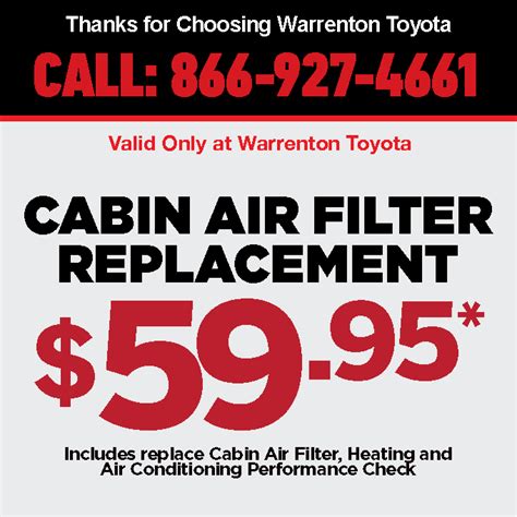 service specials 8 | Warrenton Toyota