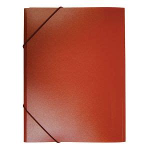Папка-конверт на резинке А4 Бюрократ 0.4 мм.,красный арт PR04RED 816776 ...