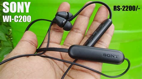 Sony WI C200 Bluetooth Earphone Review | Premium Budget Earphone - YouTube