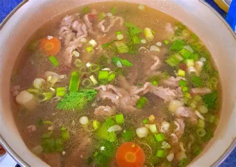 Resep Sup Sapi Sukiyaki dan Bakso oleh Yani Cute Kitchen - Cookpad