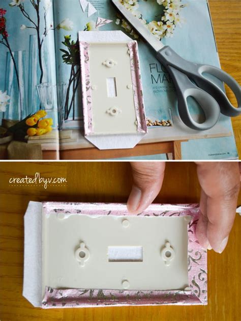 DIY Decorative Switch Plates & Outlet Covers - created by v.
