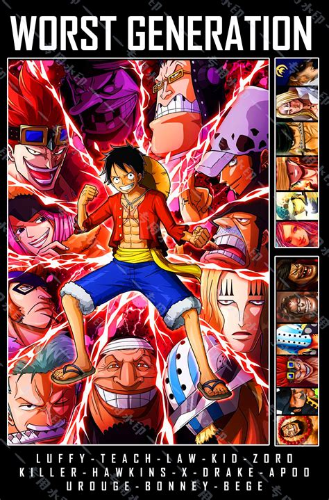 ONE PIECE WORST GENERATION by yass1anime in 2024 | Anime, Shirt print