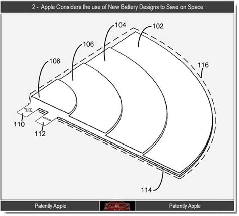 Apple патентует треугольные и круглые аккумуляторы