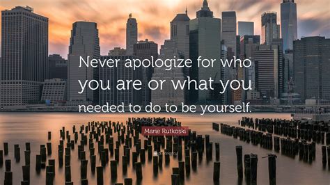 marie rutkoski quote  apologize