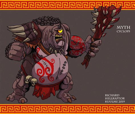 mythcyclops  hellraptorstudios  deviantart