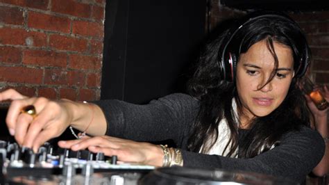 Michelle Rodriguez Gets The Party Started