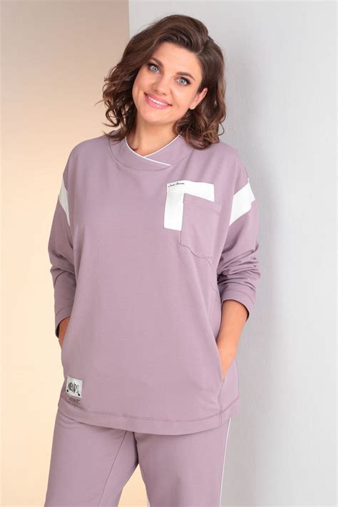 Спортивный костюм Viola Style 20614 фиолетовый купить в Москве ...