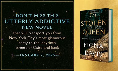 The Stolen Queen by Fiona Davis - Penguin Random House