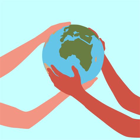 Two Hands Holding a Globe 29177476 Vector Art at Vecteezy