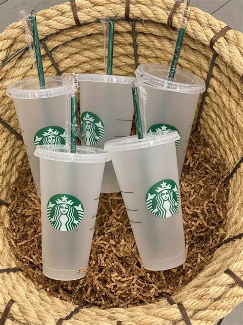 Authentic Starbucks Cold Cups | Starbucks Reusable Cup | Blank