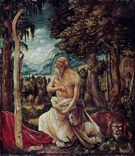 Альтдорфер, Альбрехт (ок1480-1538) - Кающийся святой Иероним (картина ...