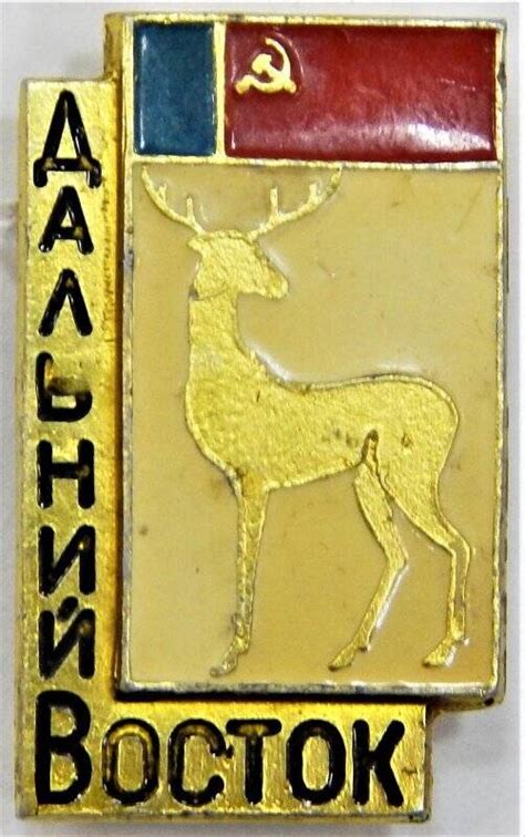 Значок сувенирный, Дальний Восток. СССР Вторая половина XX века