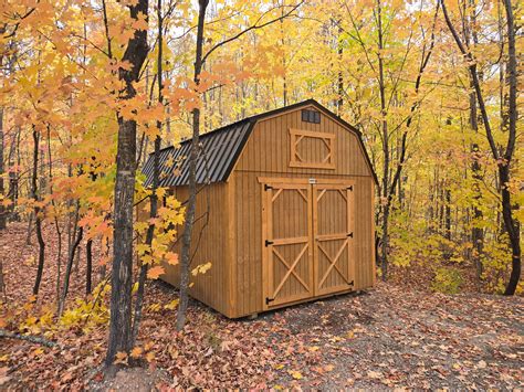 barn style shed  loft  hickory buildings sheds