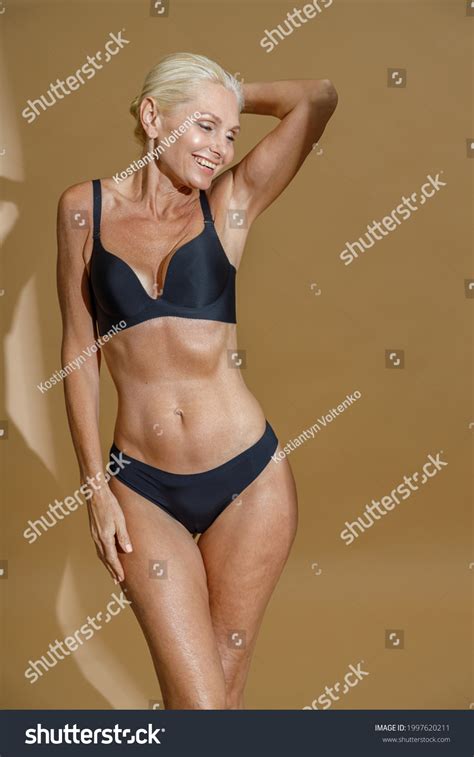 Confident Mature Woman Perfect Fit Body Stock Photo 1997620211