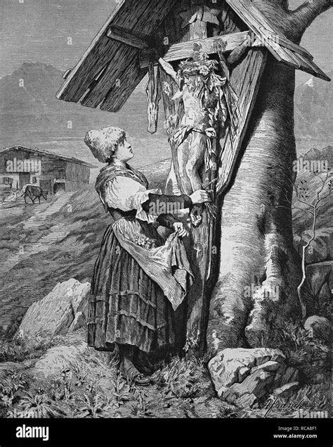 Woman crucified hi-res stock photography and images - Alamy