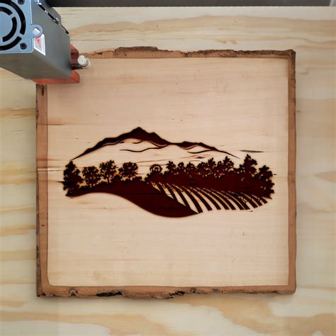 Rural Landscape Instant Download Image: SVG, PNG, DXF for Cricut ...