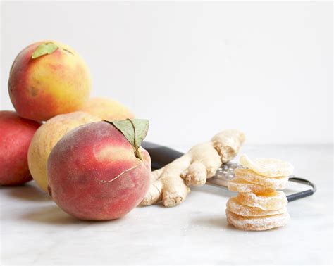Ginger Peach Sherbet | The Good Eats Company