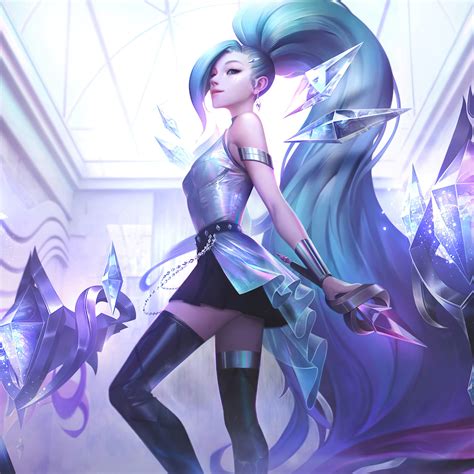 2048x2048 Seraphine In League Of Legends 4k Ipad Air ,HD 4k Wallpapers