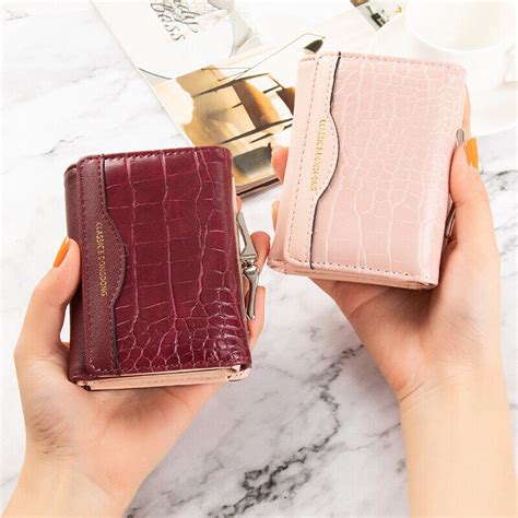 Vintage Three-fold Women's Wallet Short Student Korean Simple Multi ...