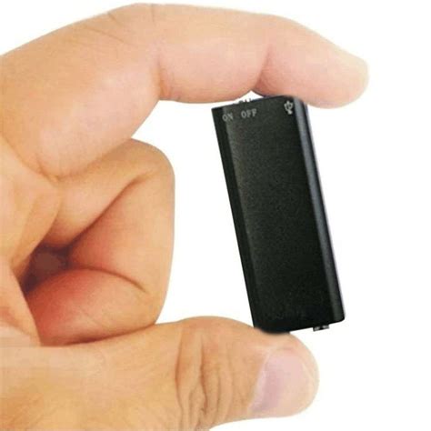 Mini Spy USB Audio Voice Recorder / MP3 Player Flash Drive - , 8GB, Record 10Hours, Saving 96Hr ...