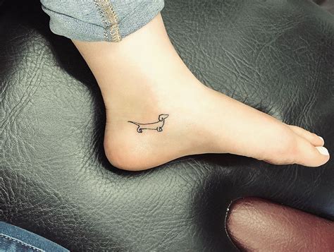 Dachshund Tattoo Outline - Printable Calendars AT A GLANCE