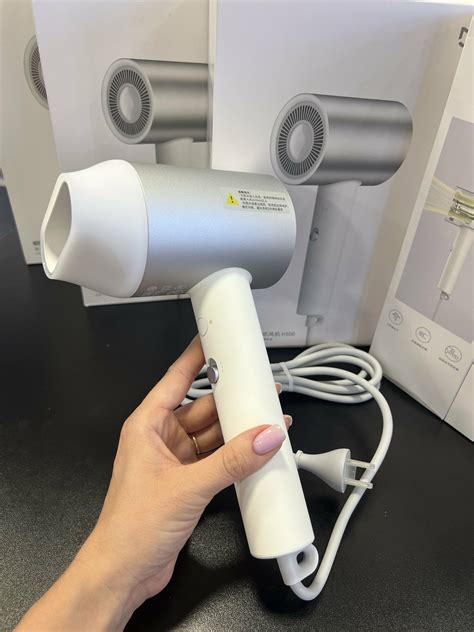 Фен Xiaomi Mijia Water Ionic Hair Dryer H500 CN, белый/серебристый ...