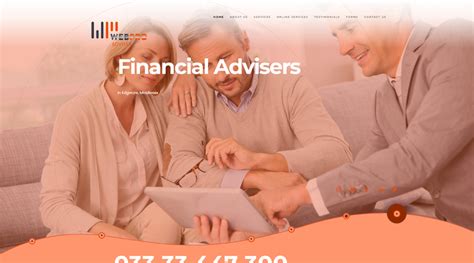 IFA Website Templates - Financial Services Website Templates