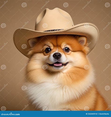 Dog Puppy Pomeranian Portrait Pocket Pet Family Companion Pose Stock