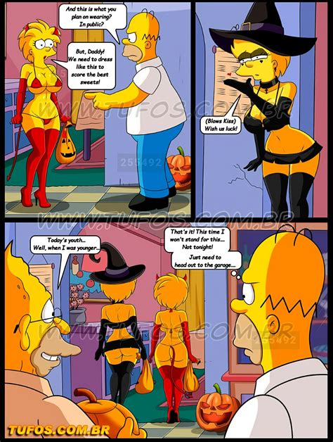 The Simptoons 13 - Halloween Night Porn Comics | [Tufos]